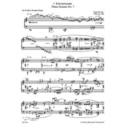 Siebte Klaviersonate - Krenek, Ernst