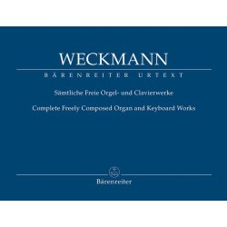 S&auml;mtliche Freie Orgel- und Clavierwerke - Weckmann, Matthias