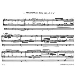 S&auml;mtliche Freie Orgel- und Clavierwerke - Weckmann, Matthias