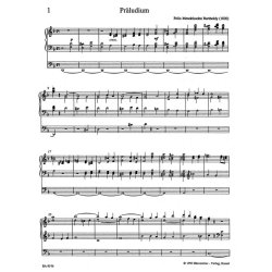 New Edition of the Complete Organ Works - Mendelssohn Bartholdy, Felix