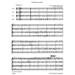 Instrumentalkanzonen zu vier Stimmen - Ha&szlig;ler, Hans Leo