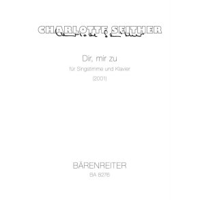 Dir Mir Zu : For Voice and Piano