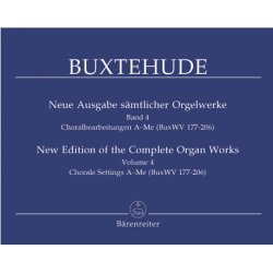 New Edition of the Complete Organ Works - Buxtehude, Dietrich