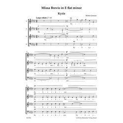 Missa brevis E flat minor