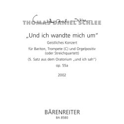 Und ich wandte mich um - Schlee, Thomas Daniel