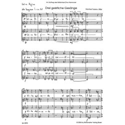 Drei geistliche Gesange