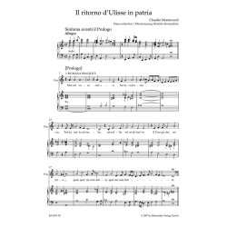 Il ritorno dUlisse in patria : Tragedia di lieto fine in un prologo e tre atti