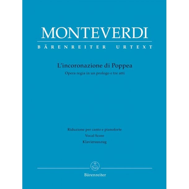 L'incoronazione Di Poppea : Opera Regia With A Prologue and Three Acts