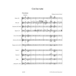 Ouvert&uuml;re zu "Cos&igrave; fan tutte" - Mozart, Wolfgang Amadeus