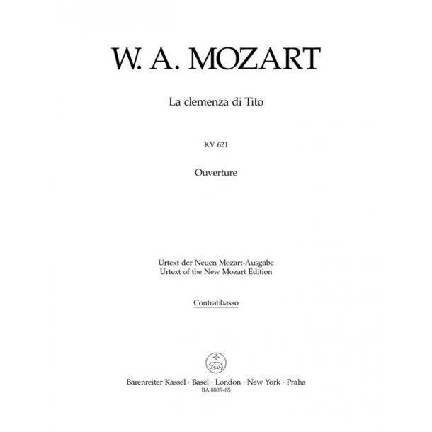 La clemenza di Tito - Mozart, Wolfgang Amadeus