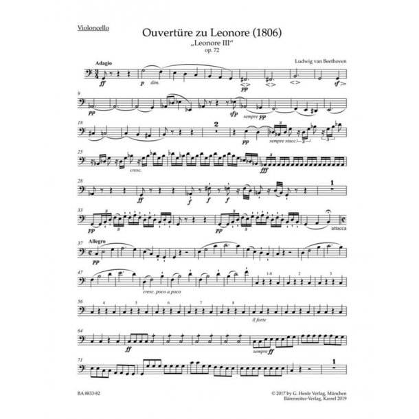 Leonore-Ouvert&uuml;re : Op. 3