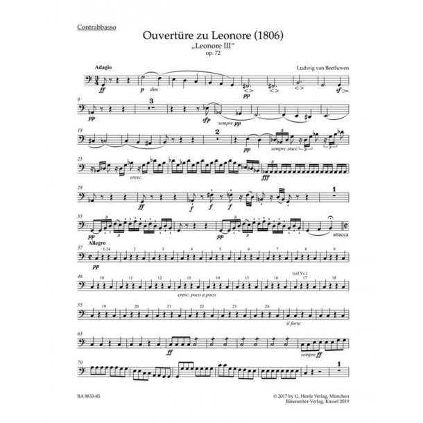Leonore-Ouvert&uuml;re : Op. 3
