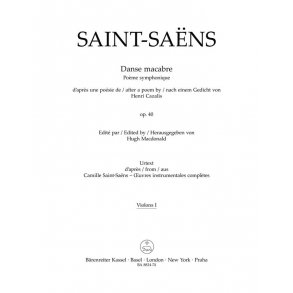 Danse macabre Op. 40 - Violin I : Symphonic poem after a poem by Henri Cazalis