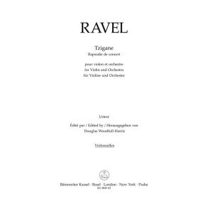 Tzigane : Concert rhapsody for violin and piano