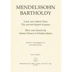 Nun lassest du deinen Diener in Frieden fahren