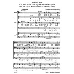 Nun lassest du deinen Diener in Frieden fahren