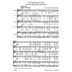O Be Joyful In The Lord Op.69