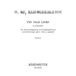 Vier neue Lieder zu Kasualien