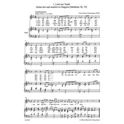 Vier neue Lieder zu Kasualien