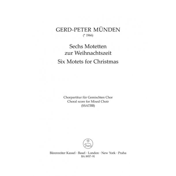 Six Motets for Christmas