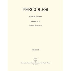 Mass - Pergolesi, Giovanni Battista