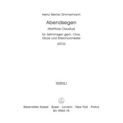 Abendsegen - Zimmermann, Heinz Werner