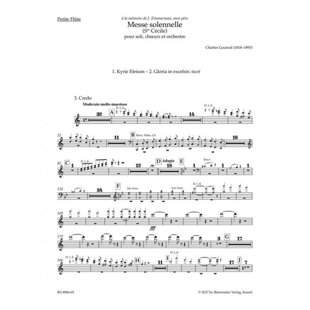 Messe solennelle (Ste C&eacute;cile) - Gounod, Charles