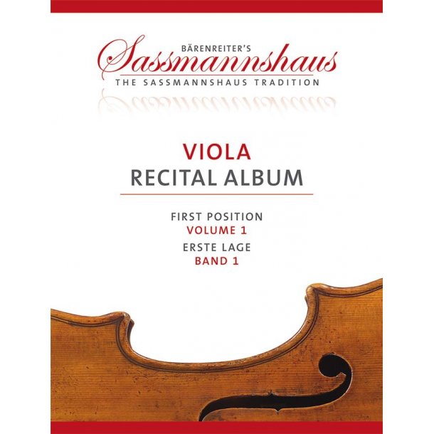 Viola Recital Album : First Position - Volume 1