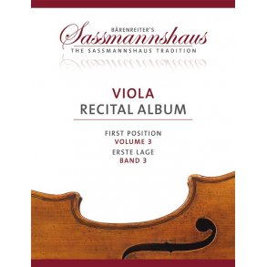 Viola Recital Album : First Position - Volume 3