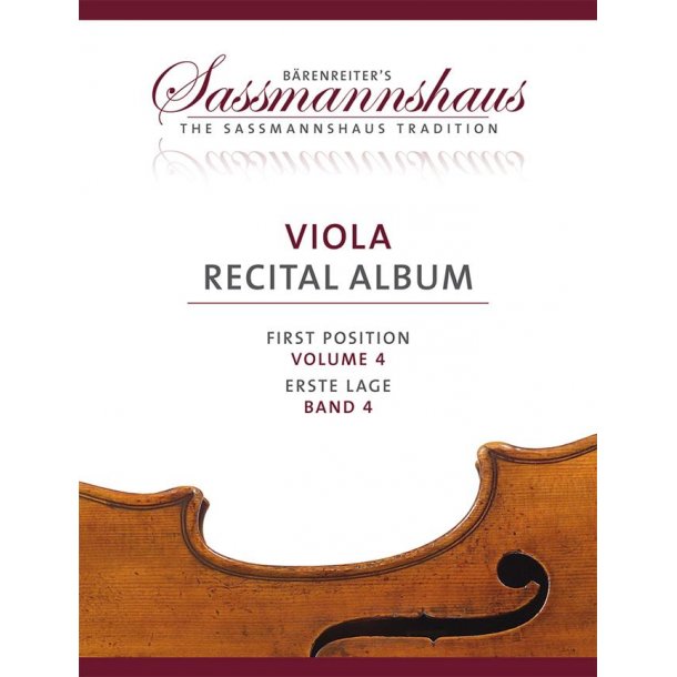 Viola Recital Album : First Position - Volume 4