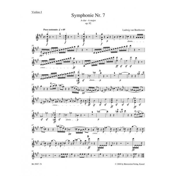 Symphony No.7 In A Major Op.92