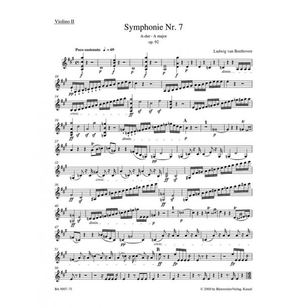 Symphony No.7 In A Major Op.92