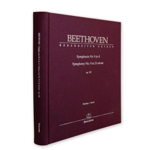 Symphony no. 9 in D minor op. 125 : Full score of Ninth Symphony in a high-quality linen-bound edition