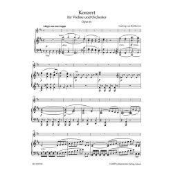 Violin Concerto In D Op.61 - Piano Reduction