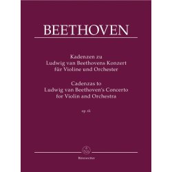 Cadenzas to Beethoven's Violin Concerto - Beethoven, Ludwig van