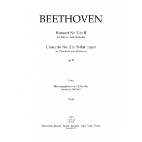 Concerto for Pianoforte and Orchestra Nr. 2 : B-flat major op. 19