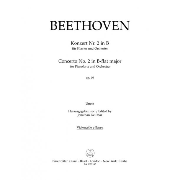 Concerto for Pianoforte and Orchestra Nr. 2 : B-flat major op. 19
