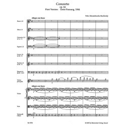 Concerto - Mendelssohn Bartholdy, Felix