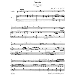 Sonatas - Mendelssohn Bartholdy, Felix