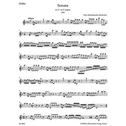 Sonatas - Mendelssohn Bartholdy, Felix