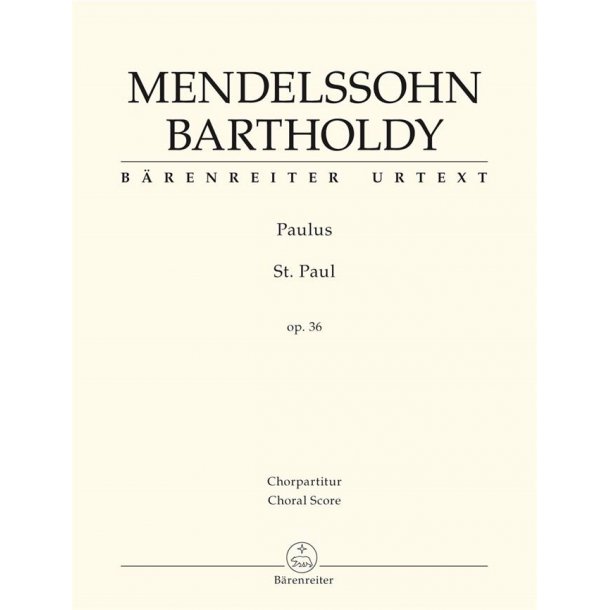 Paulus - St. Paul : Op. 36