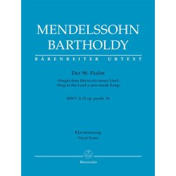 Psalm 98 "Sing to the Lord a new-made Song" - Mendelssohn Bartholdy, Felix