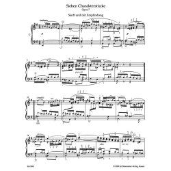 Seven Character Pieces op. 7 / Six Children's Pieces op. 72 - Mendelssohn Bartholdy, Felix