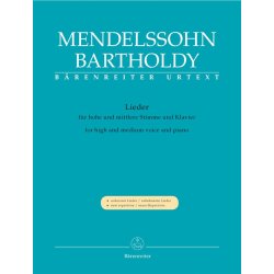 Lieder - Mendelssohn Bartholdy, Felix