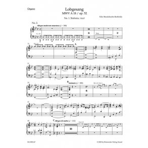 Lobgesang / Hymn of Praise op. 52 MWV A 18 : A Symphony-Cantata after Texts from the Holy Scriptures