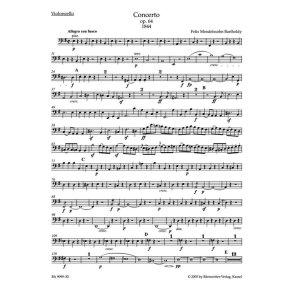 Concerto for Violin and Orchestra in E minor op.64