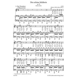 Die sch&ouml;ne M&uuml;llerin - Schubert, Franz