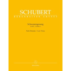 SchwanenGesang. Thirteen lieder on poems by Rellstab and Heine D 957 / "Die Taubenpost" D 965 A - Schubert, Franz
