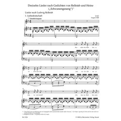 SchwanenGesang. Thirteen lieder on poems by Rellstab and Heine D 957 / "Die Taubenpost" D 965 A - Schubert, Franz