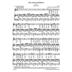 Die sch&ouml;ne M&uuml;llerin - Schubert, Franz